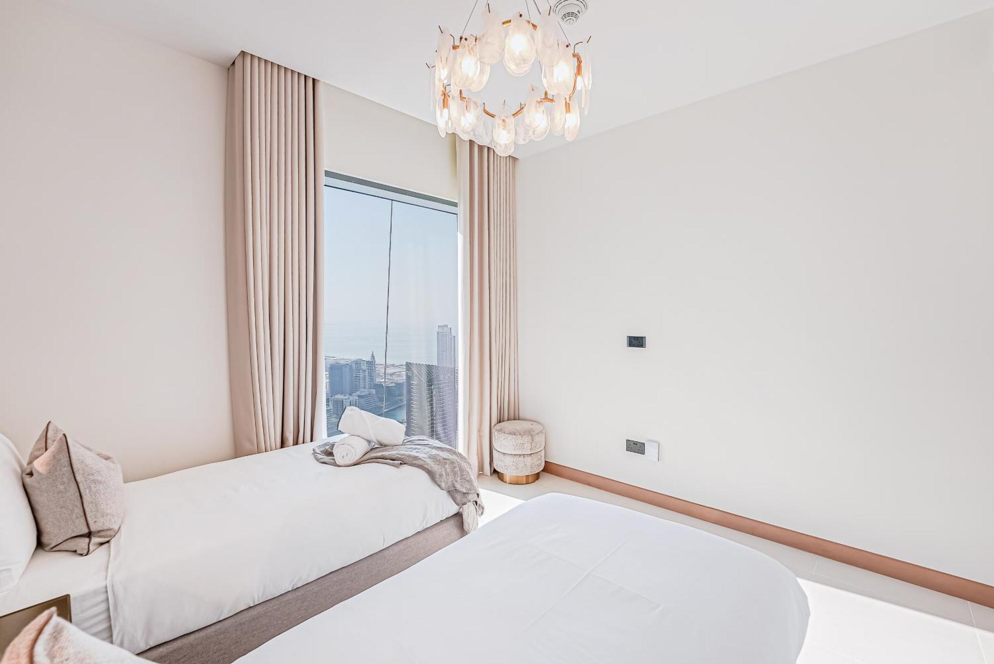 Appartement Modern 2Br High Floor Haven In Vida Dubai Marina Extérieur photo