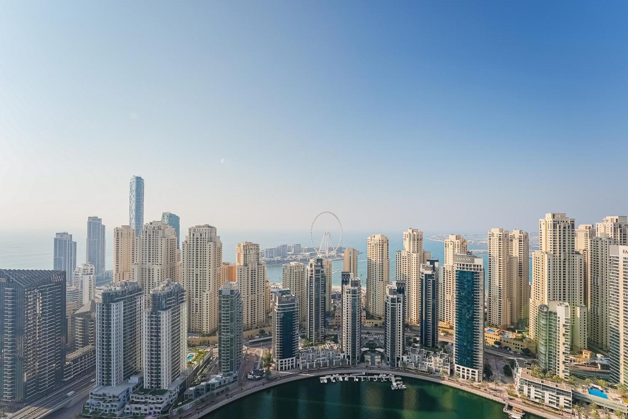 Appartement Modern 2Br High Floor Haven In Vida Dubai Marina Extérieur photo