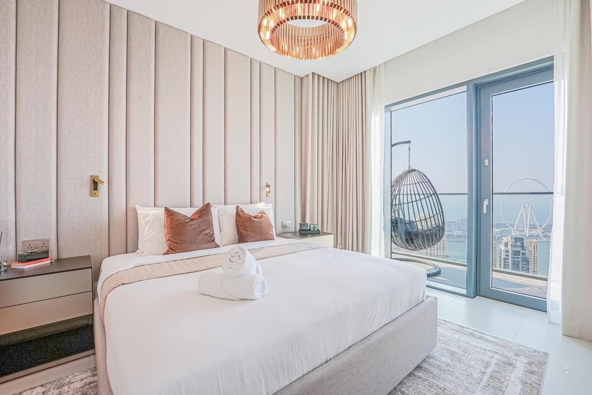Appartement Modern 2Br High Floor Haven In Vida Dubai Marina Extérieur photo